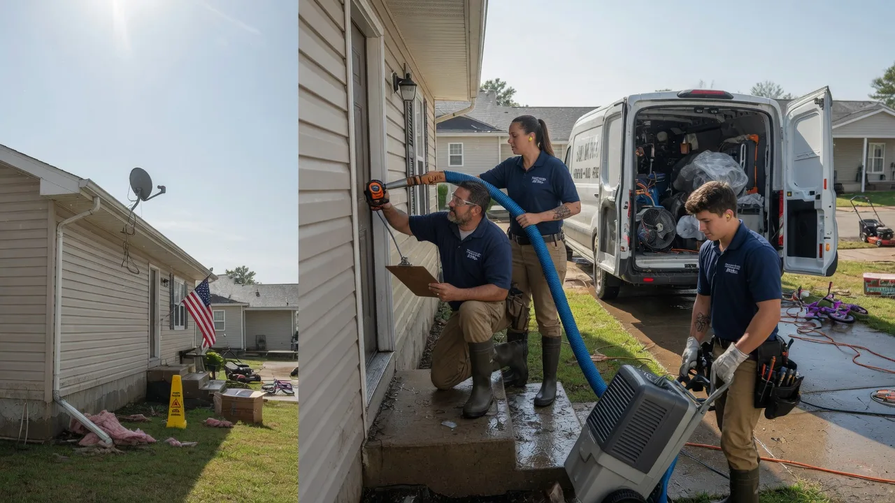 Ceiling Water Damage Restoration in Maize, KS near me